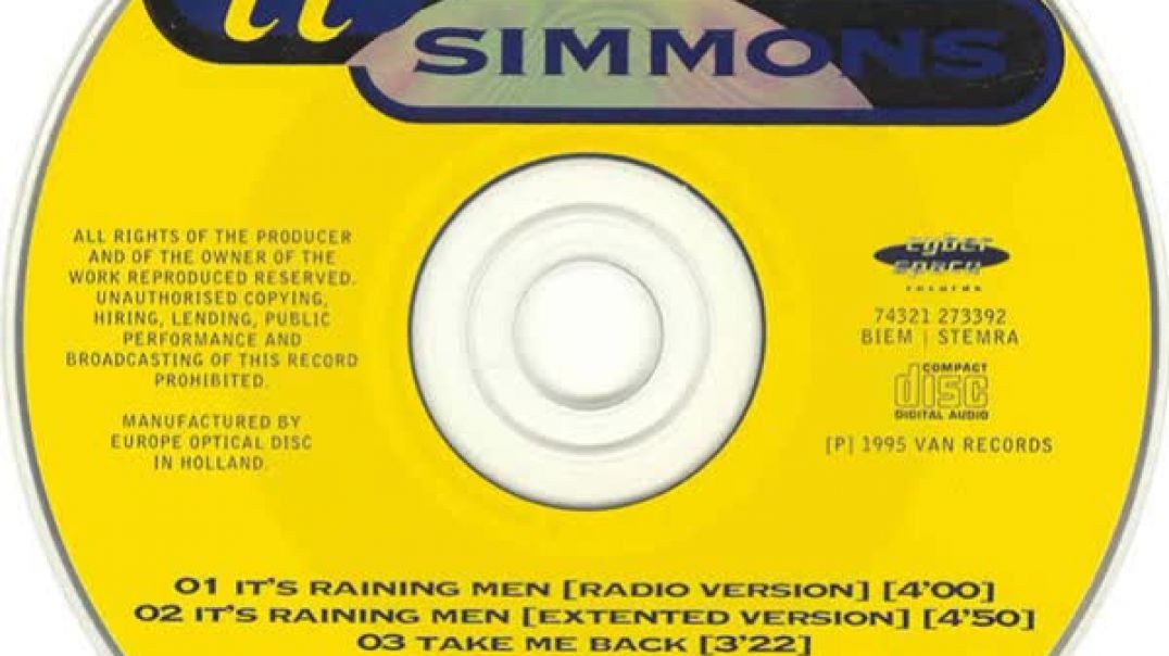 II Simmons - It's Raining Man (Radio Version)