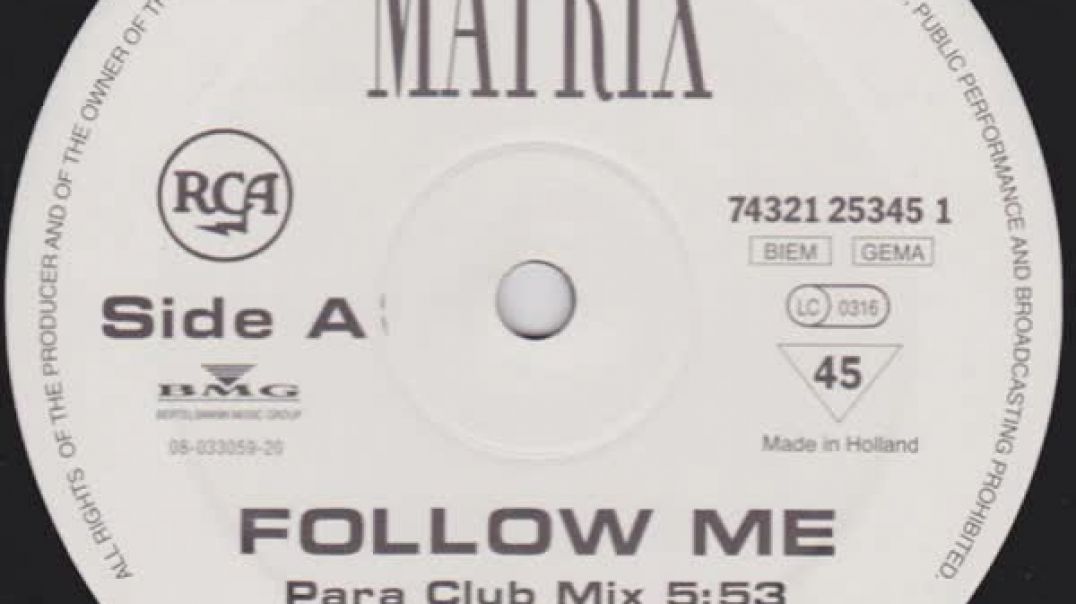 Matrix - Follow Me (Dance Mix)