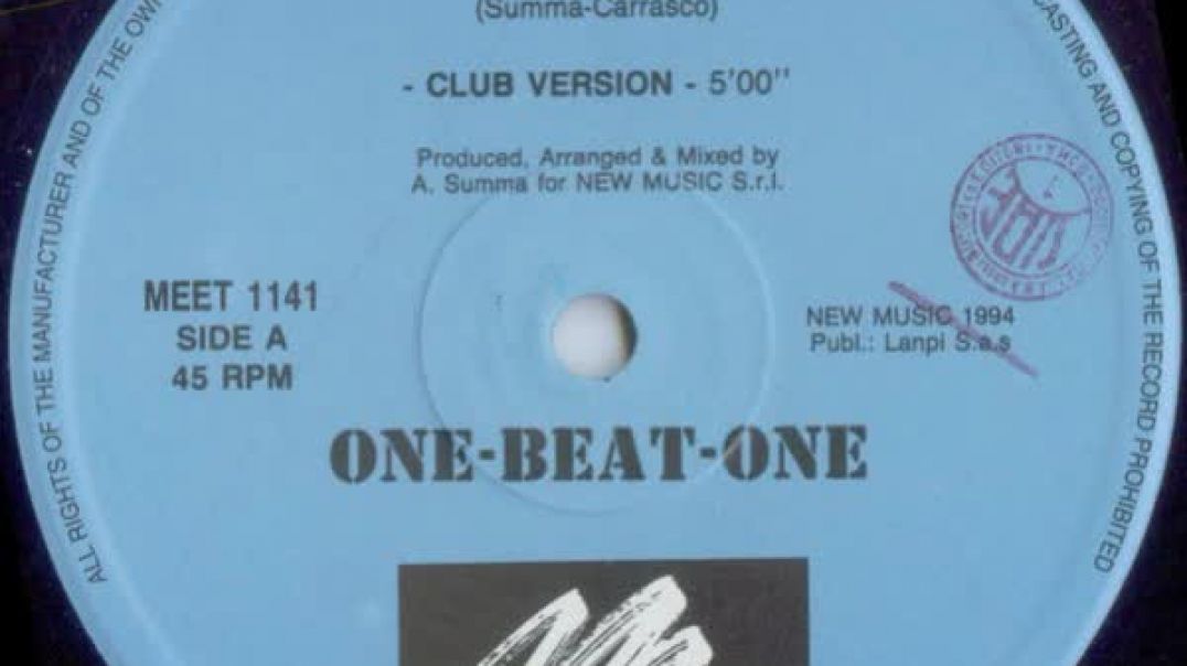 One-Beat-One - We Need (Club Version)