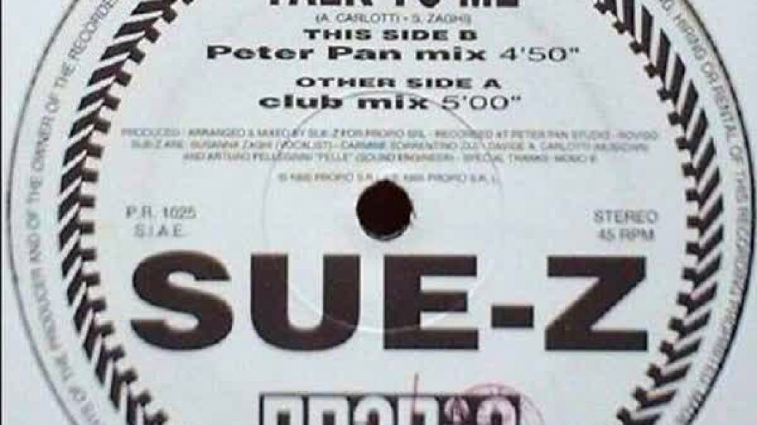 Sue-Z - Talk To Me (Club Mix)