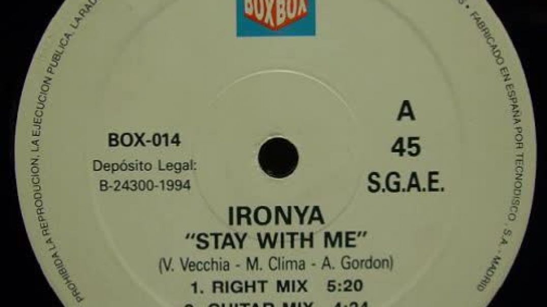 Ironya - Stay With Me (Right Mix)