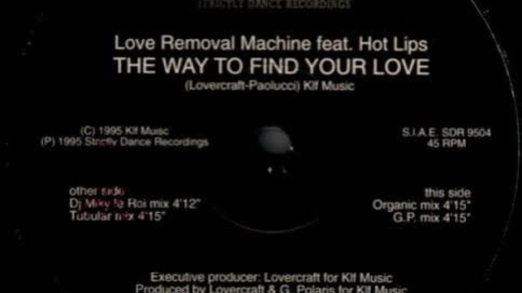 ⁣Love Removal Machine ft. Hot Lips - The Way To Find Your Love (DJ Miky Le Roi Mix)