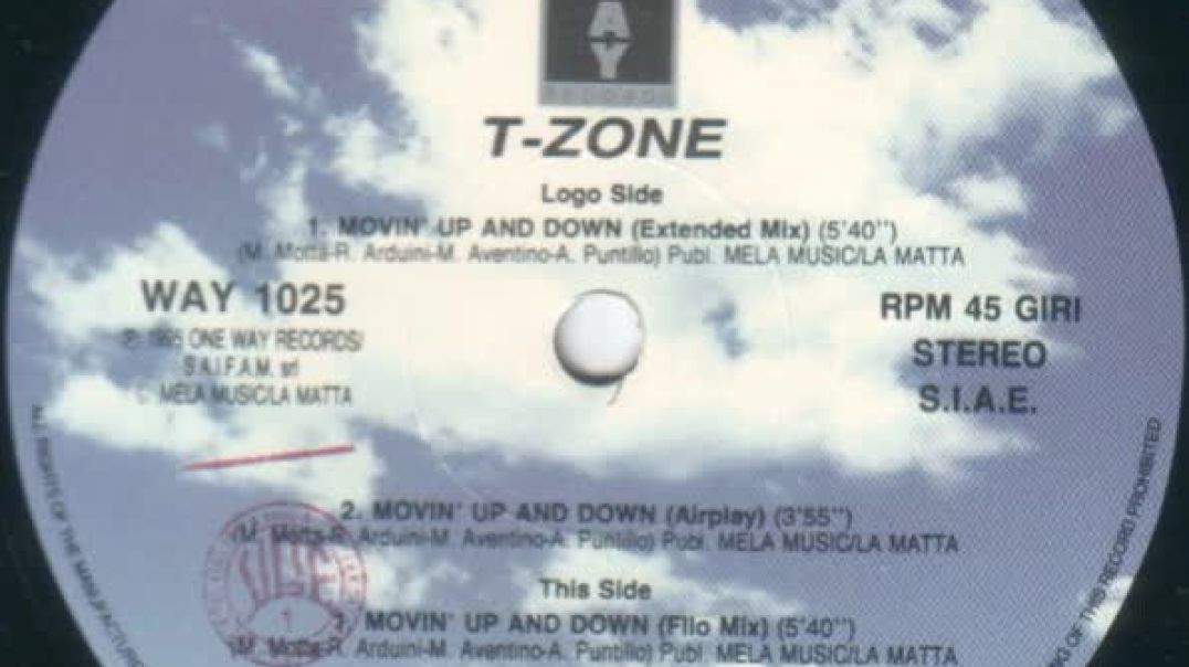T-Zone - Movin' Up And Down (Extended Mix)