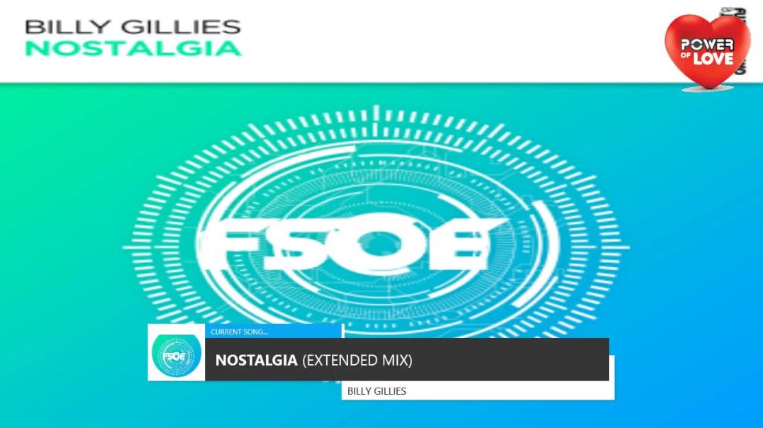 Billy Gillies - Nostalgia (Extended Mix)